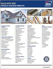 BMC Specialty Building Products Line Card